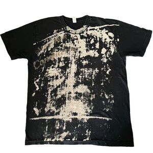 American Apparel “More Than a Conqueror” Graphic Tee Size L – Flaws